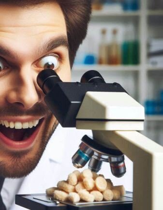 A man researching on cassava