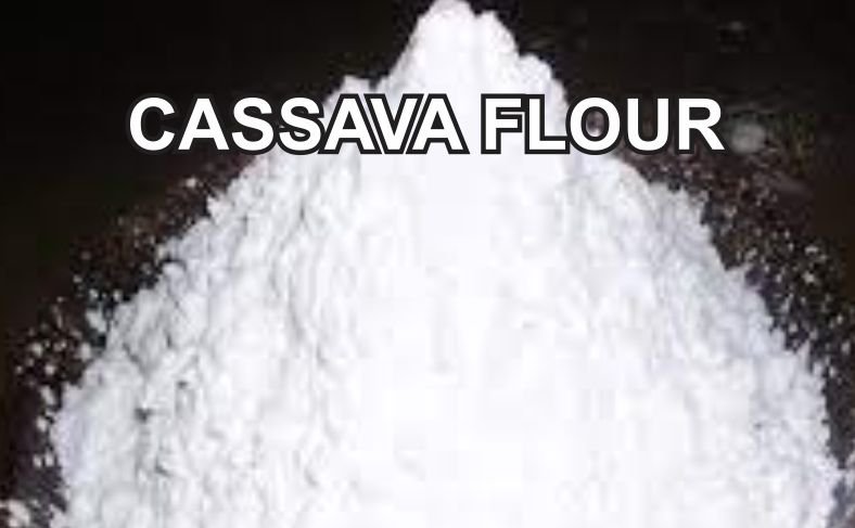 Cassava flour also called manioc or yuca flour