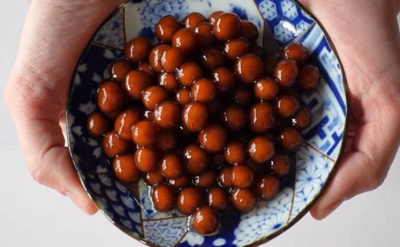 How to serve the boba tapioca pearls