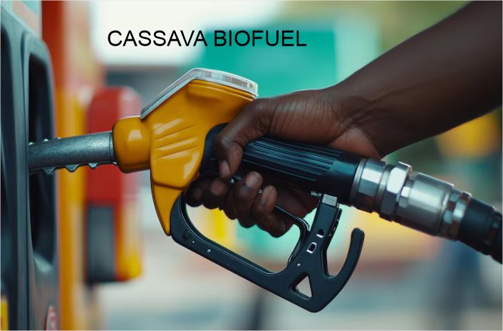 Cassava biofuel dispenser