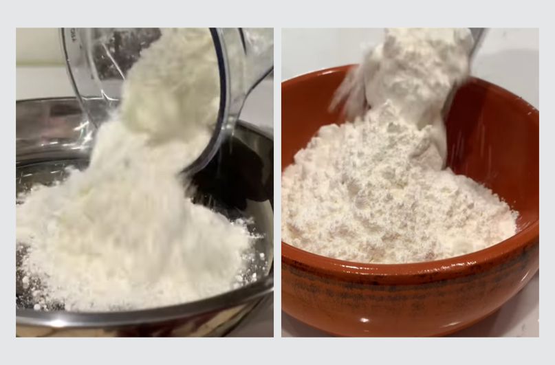 Cassava flour vs arrowroot