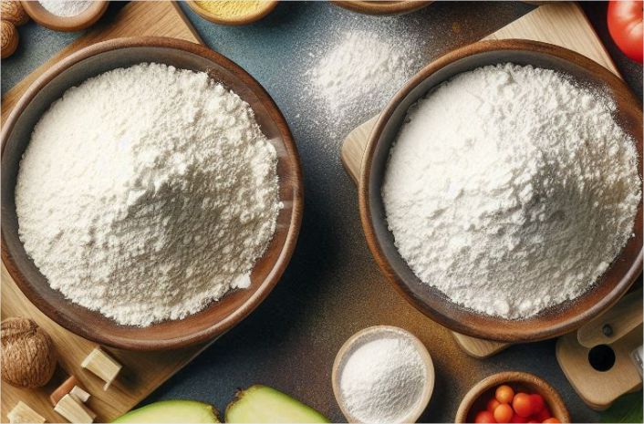 Cassava flour vs regular flour. Comparing for differences