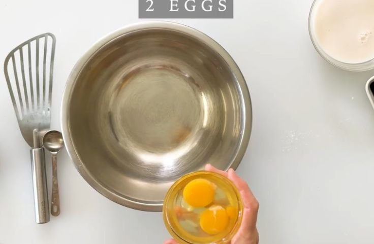 Eggs for cassava flour pancake