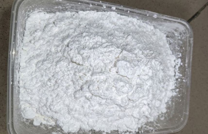 The high quality cassava flour I produced from home with household equipment like blender, sieve, and oven.