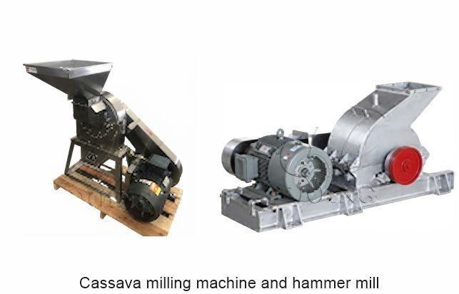 Cassava milling machines and hammer mill