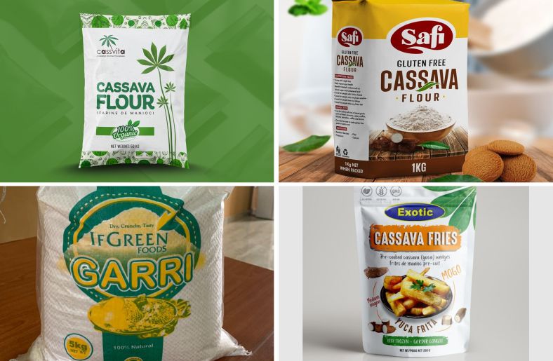Modern packaging of cassava products