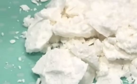 Tapioca starch just before refining