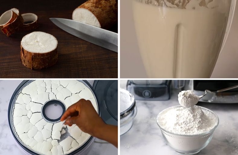 How cassava starch is made