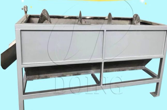 Cassava peeling machine