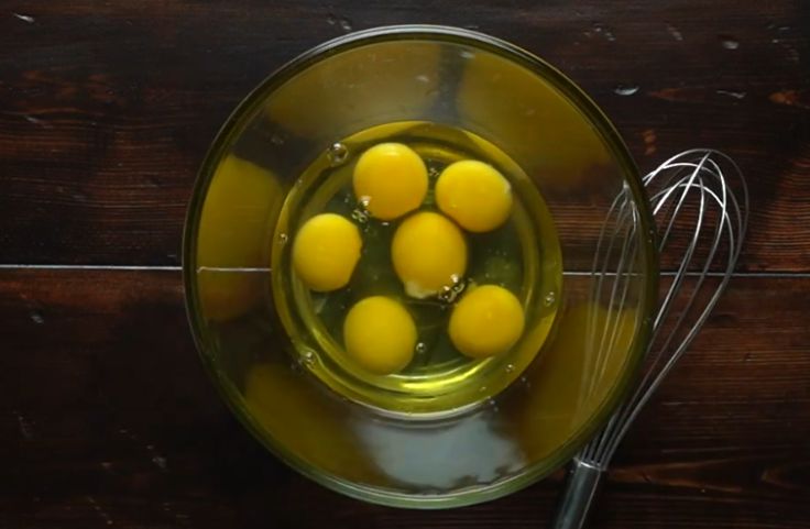 Eggs for Bermuda cassava pie
