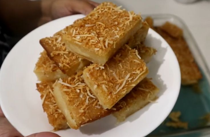Freshly baked Fijian Cassava Pie