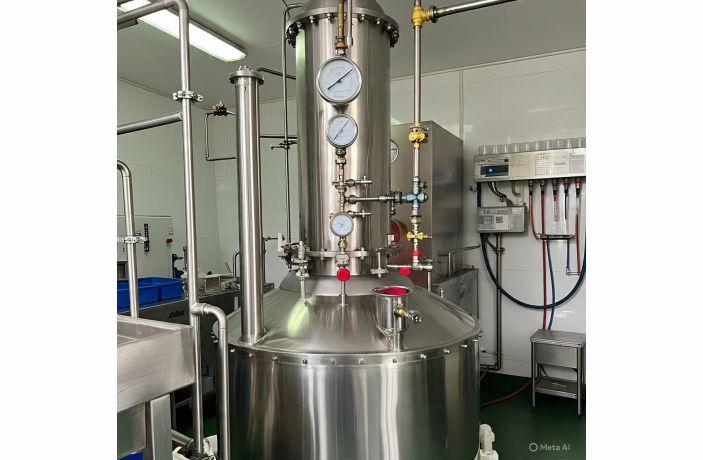 A modern distillation setup for cassava ethanol production plant