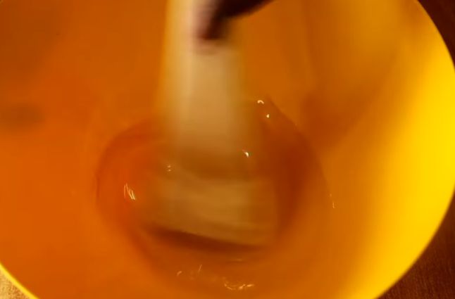 A mixture of butter and sweetener
