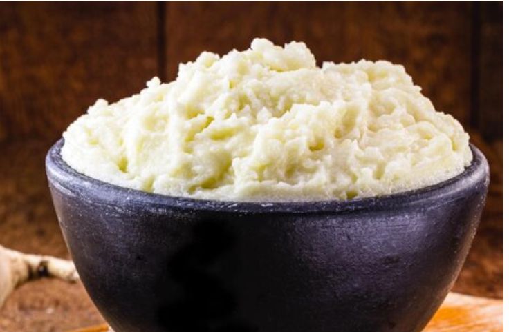 Grated cassava for Filipino cassava pie