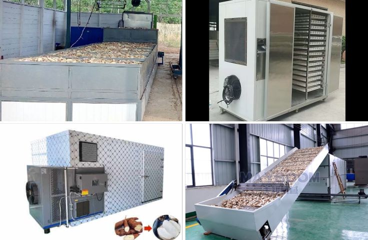 Cassava dryer machine
