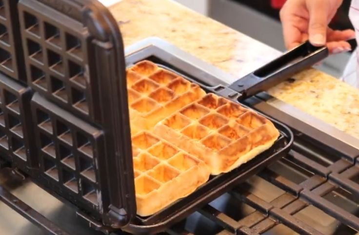 Freshly baked Cassava Flour Waffles