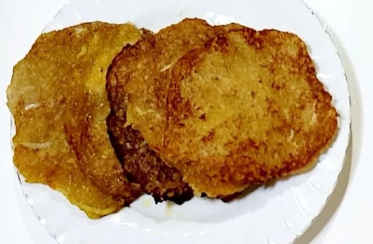 Cassava pancake made from grated cassava roots