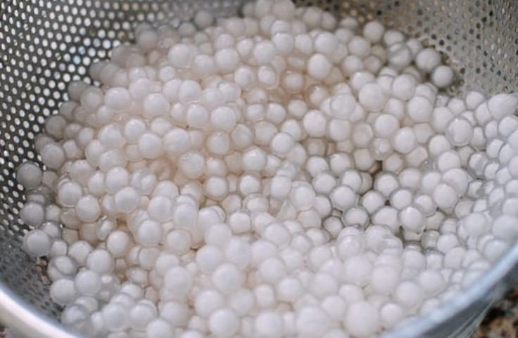 Instant tapioca pearls