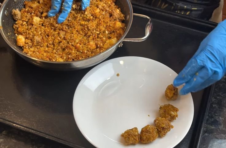 Molding the feelings into desired balls