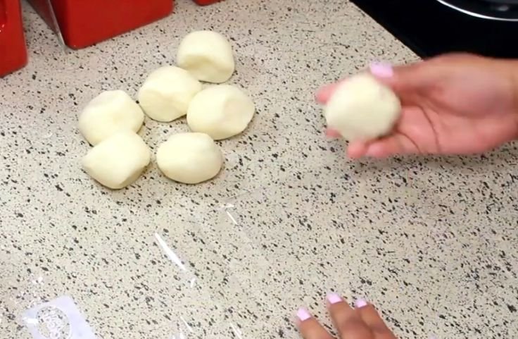 Cassava tortilllas molded doughs