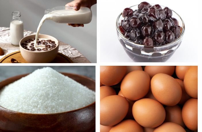 What is in tapioca pudding? A collection of ingredients