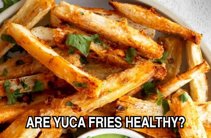 A freshly made cassava fries showing Yuca fries nutrition