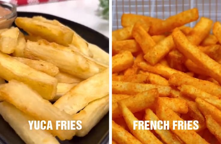Crispy Yuca Fries vs French Fries