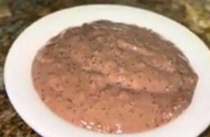 Chocolate tapioca pudding
