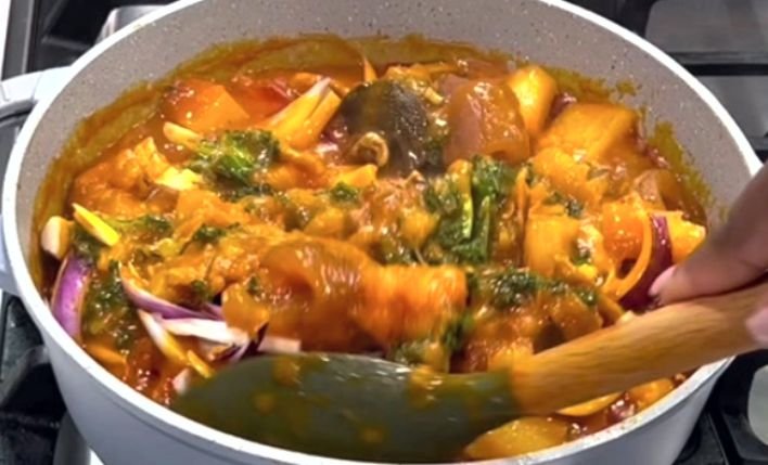 A freshly made Cassava Porridge for Weight Gain