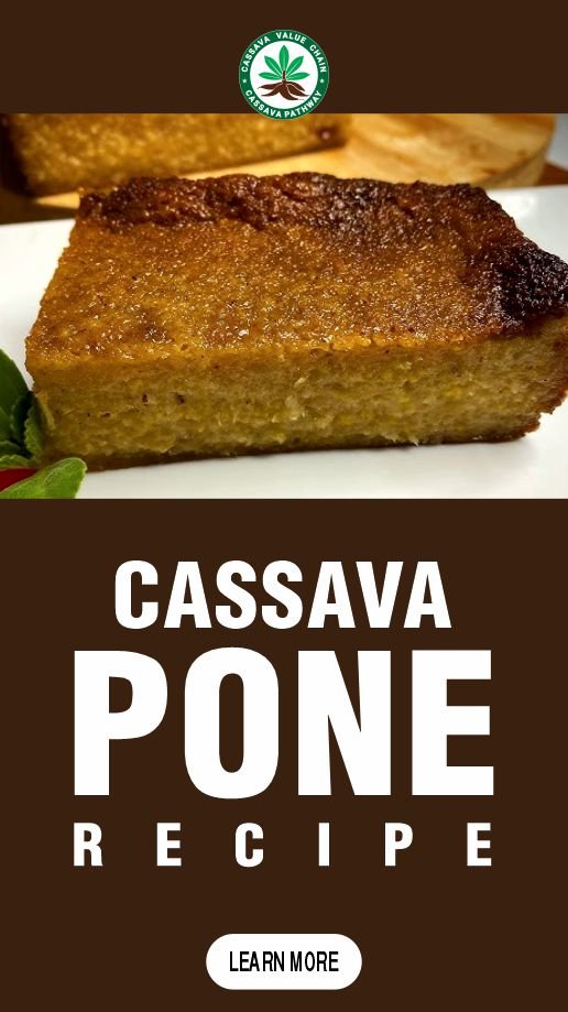 Sharp inviting cassava pone