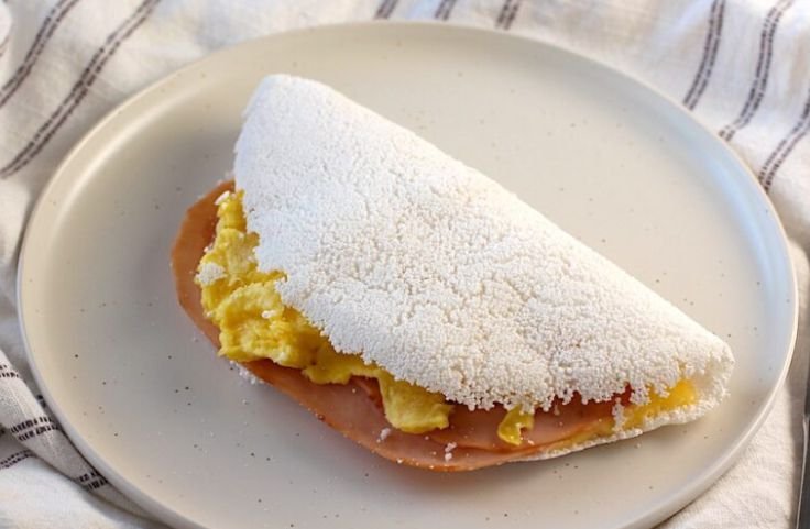 Vegan Grated Cassava Crepes