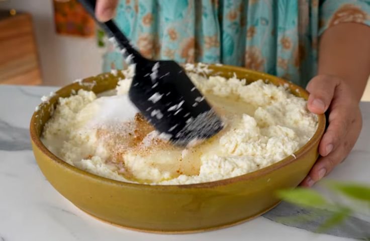 Combining wet and dry ingredients 