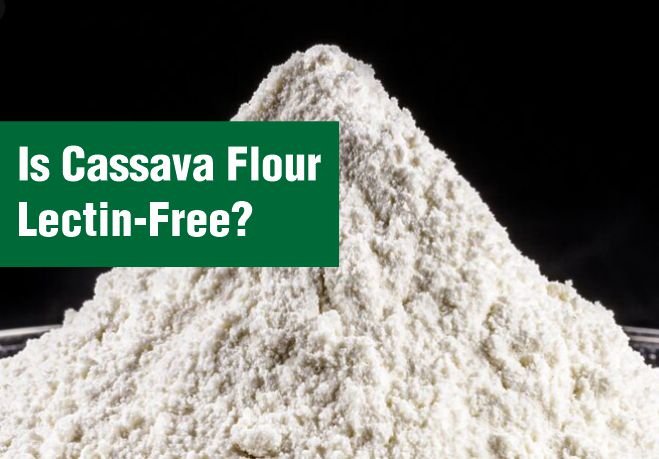 A mound of cassava flour