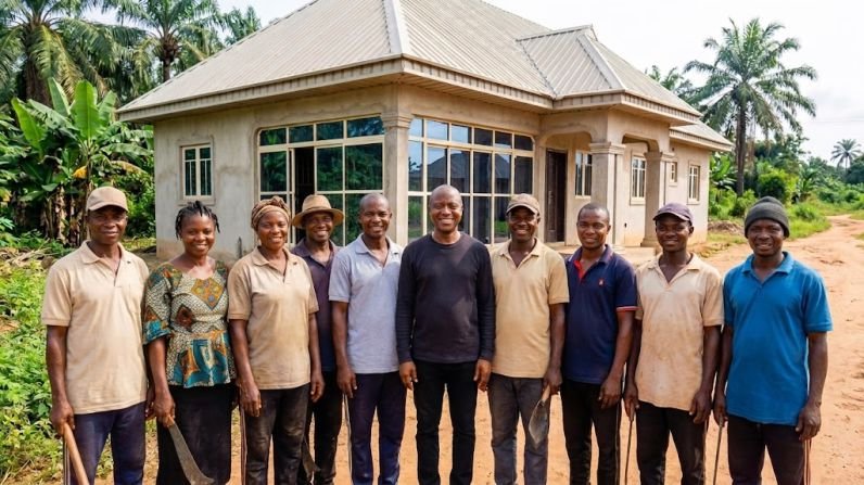 A cross-section of Cassava Pathway Education Program for rural cassava farmers in Isiala Ngwa North LGA, Abia State