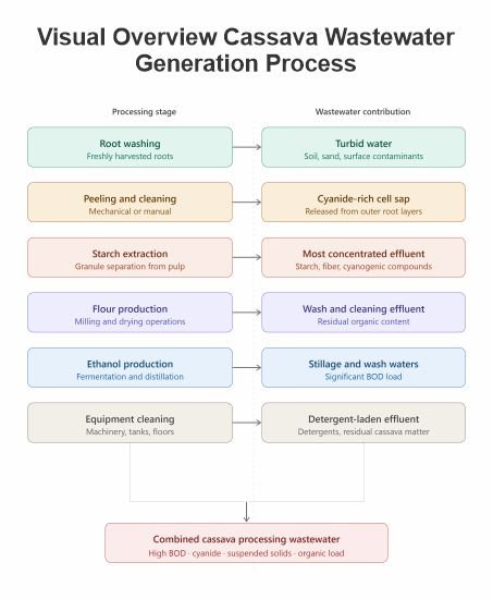 Cassava Wastewater and effluent management